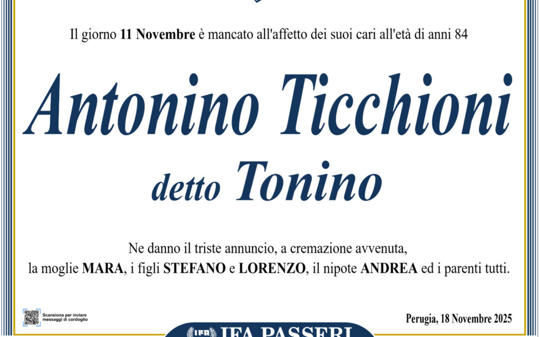 Antonino Ticchioni detto Tonino