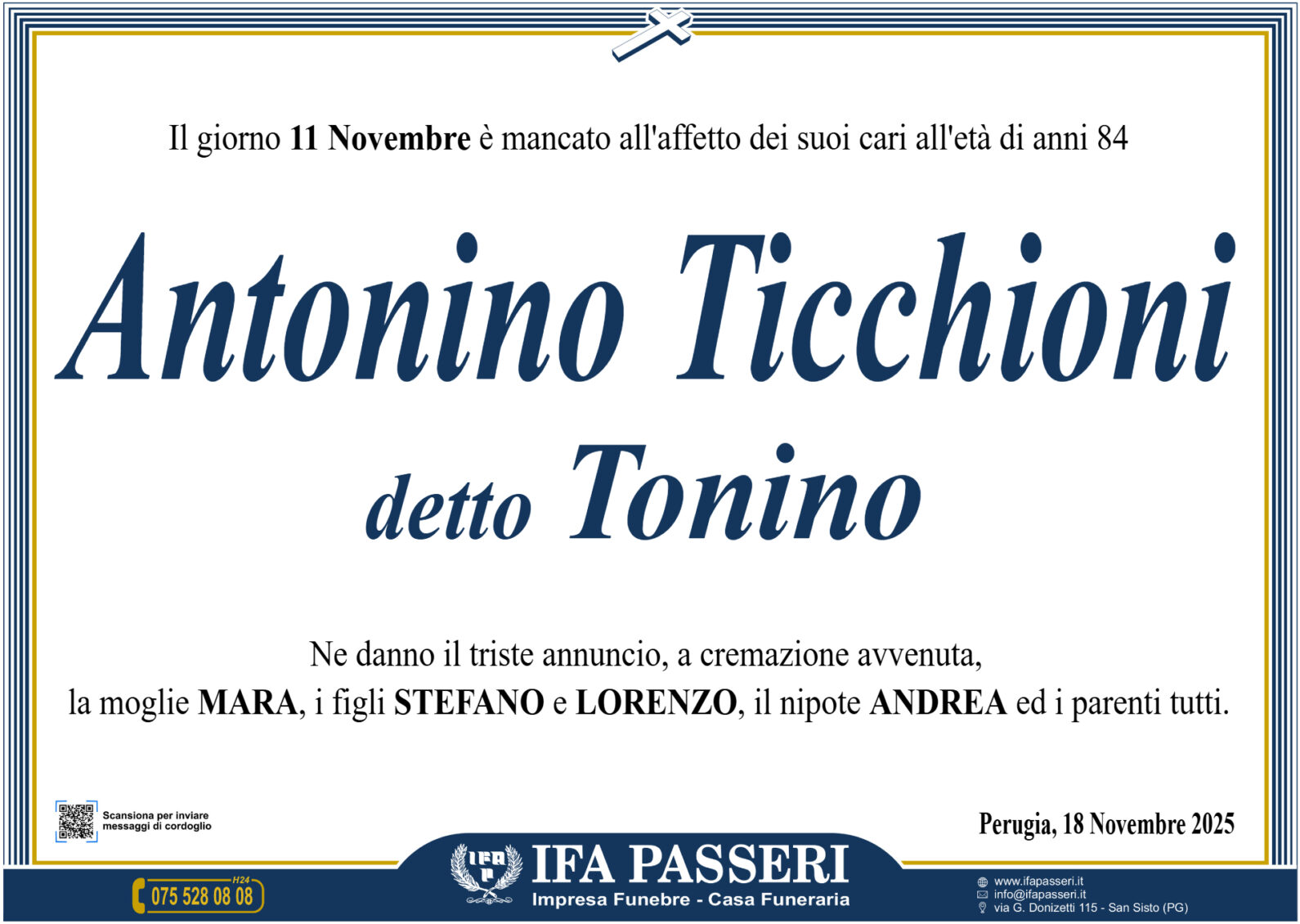 Antonino Ticchioni detto Tonino
