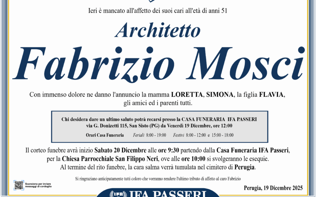 Architetto Fabrizio Mosci