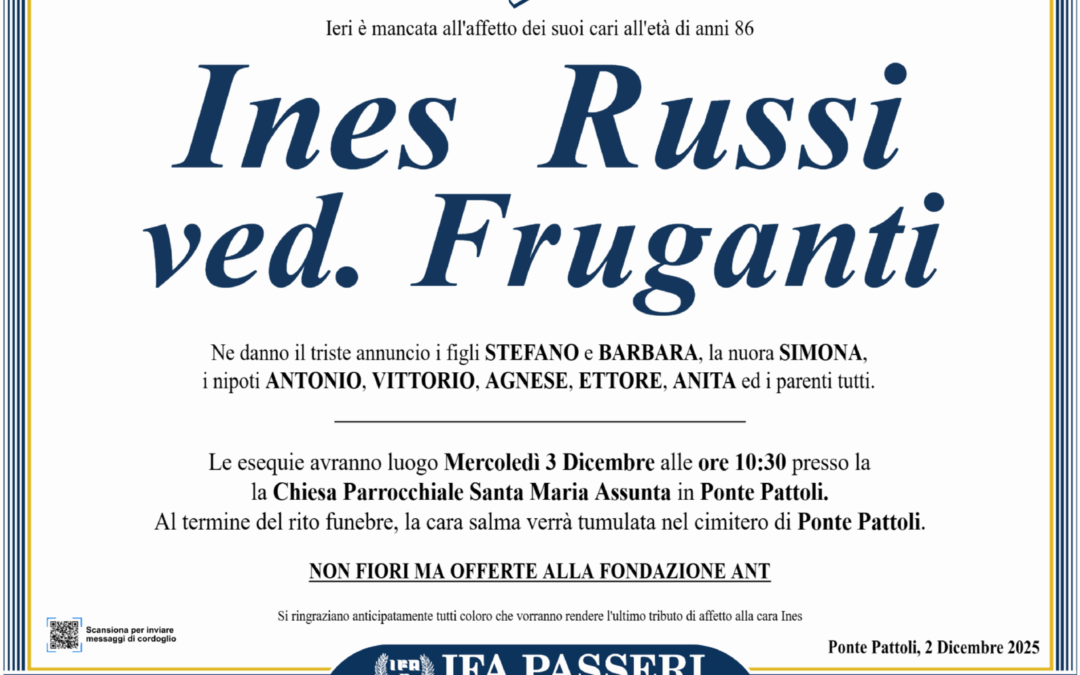 Ines Russi ved. Fruganti