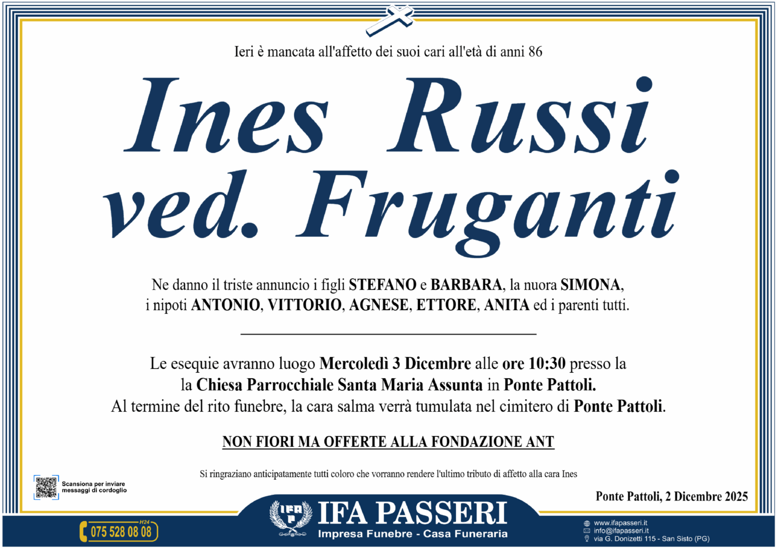 Ines Russi ved. Fruganti