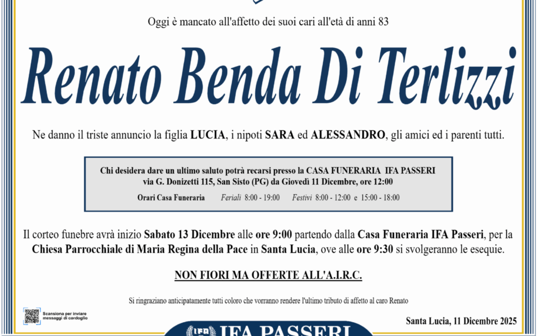 Renato Benda Di Terlizzi