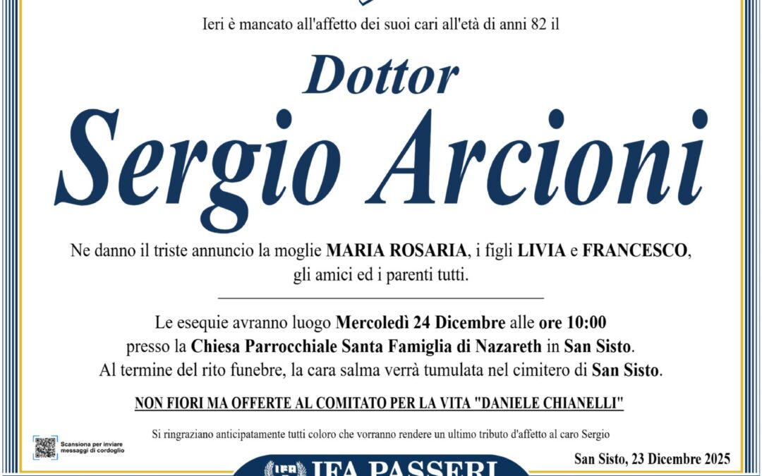 Dottor Sergio Arcioni