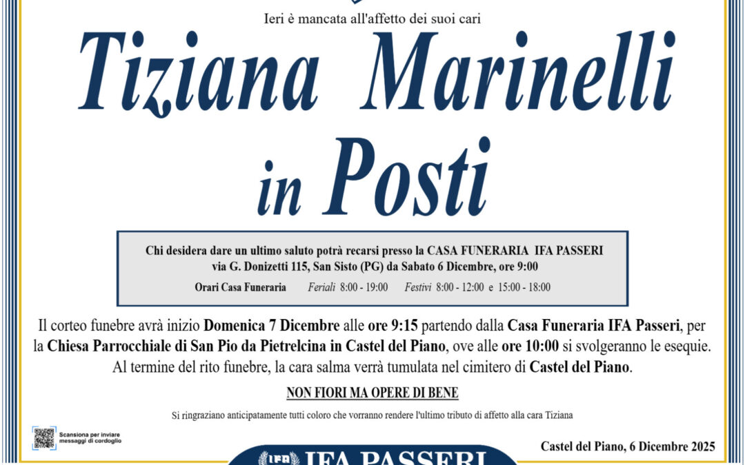 Tiziana Marinelli in Posti