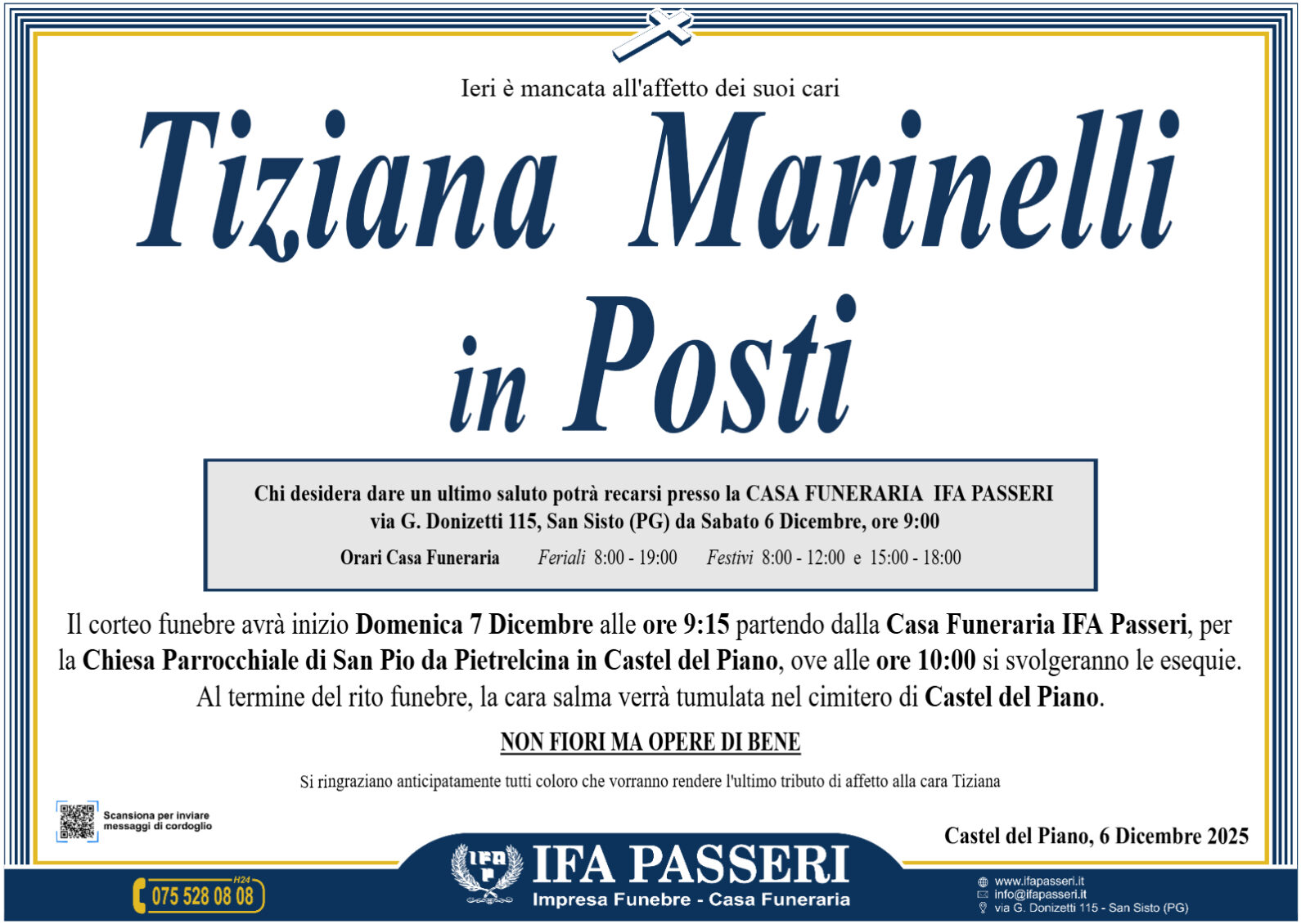 Tiziana Marinelli in Posti