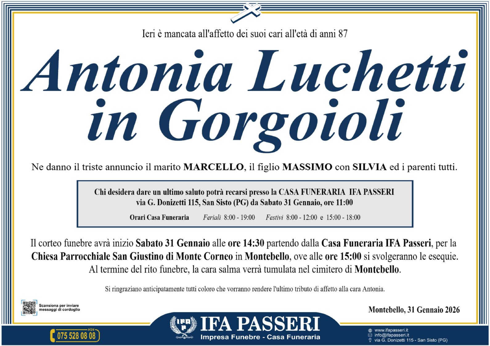 Antonia Luchetti in Gorgoioli