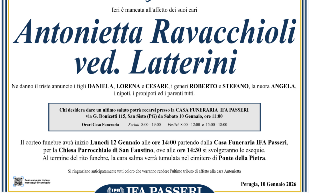 Antonietta Ravacchioli ved. Latterini