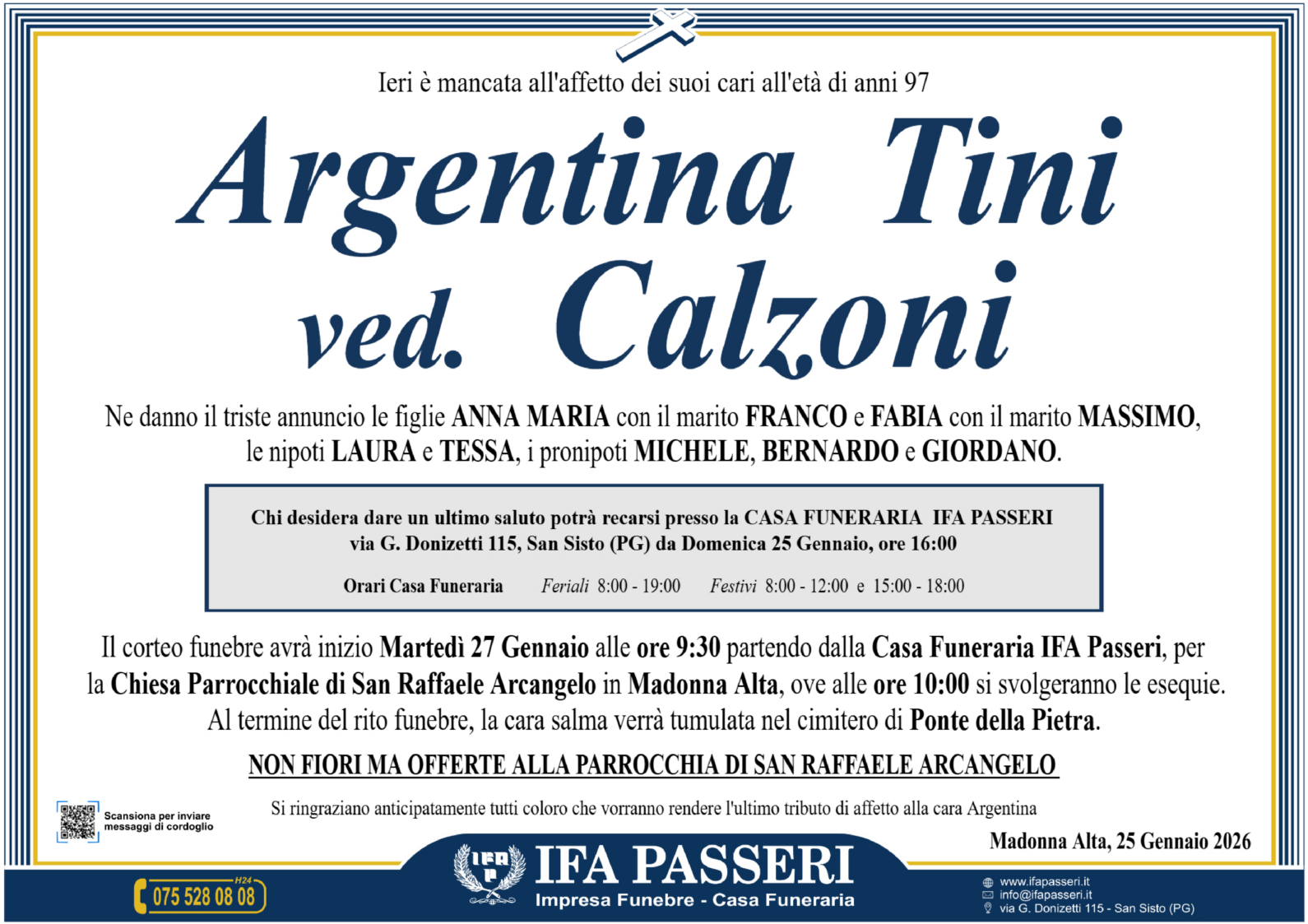 Argentina Tini ved. Calzoni
