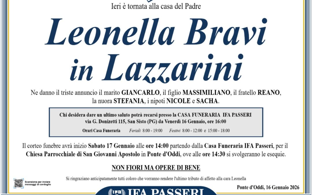 Leonella Bravi in Lazzarini
