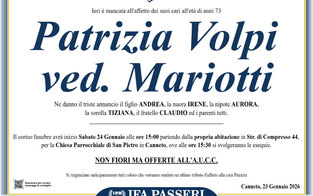 Patrizia Volpi ved. Mariotti