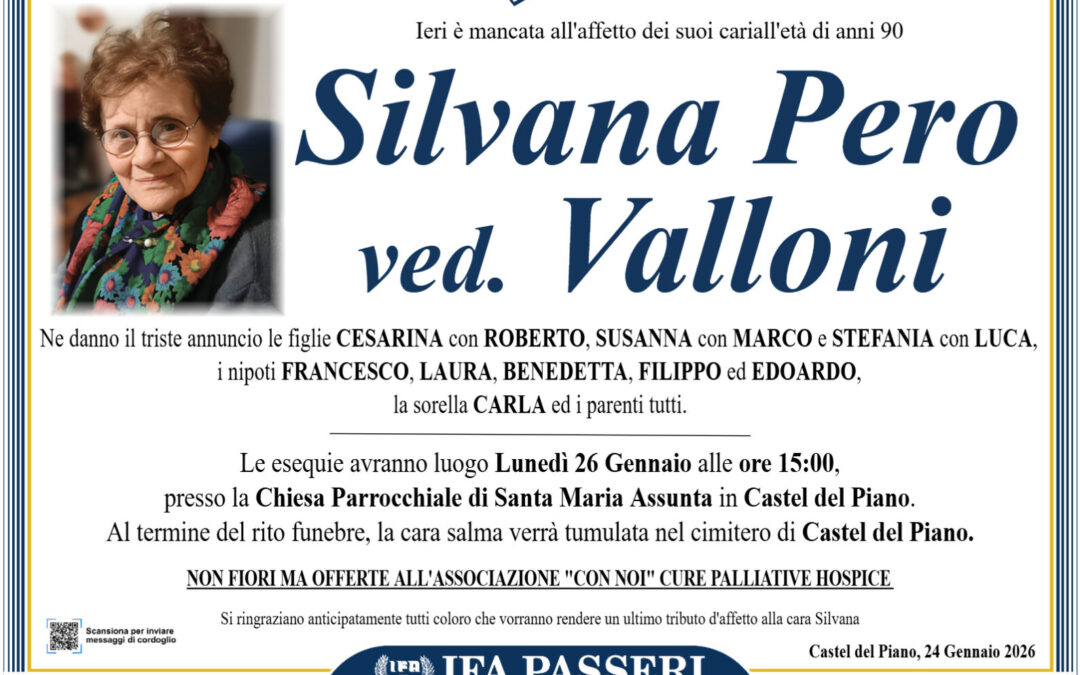 Silvana Pero ved. Valloni