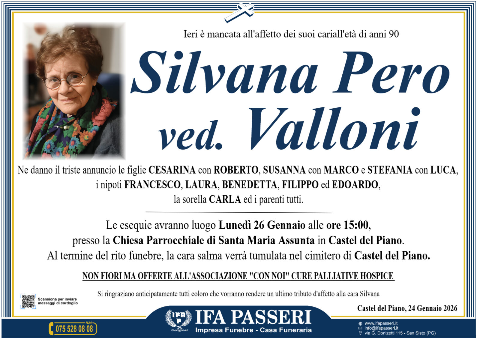 Silvana Pero ved. Valloni