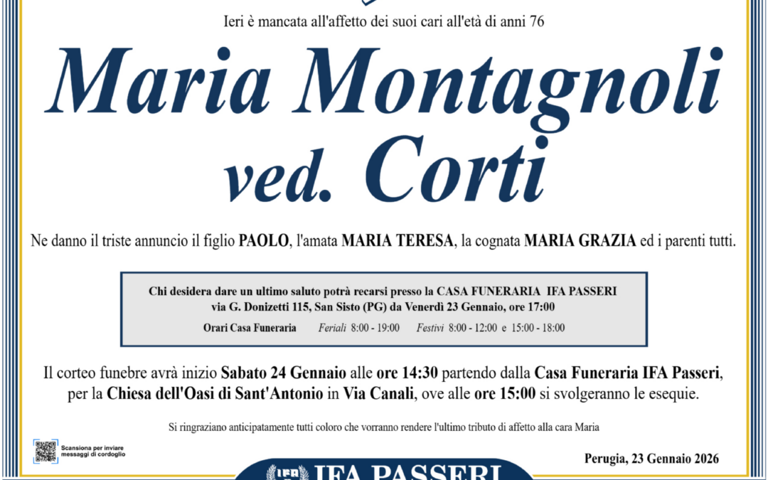 Maria Montagnoli ved. Corti