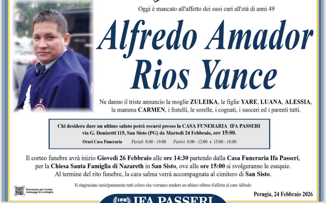 Alfredo Amador Rios Yance