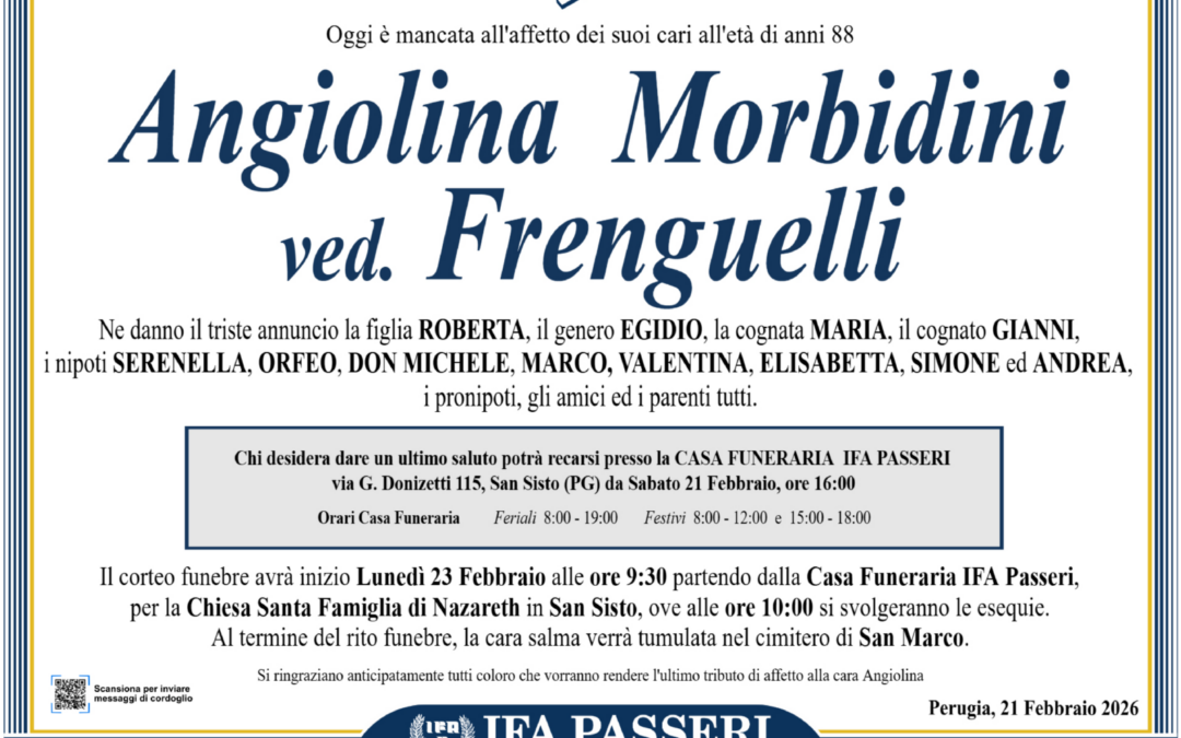 Angiolina Morbidini ved. Frenguelli