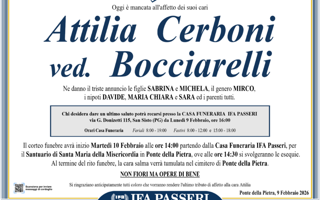 Attilia Cerboni ved. Bocciarelli