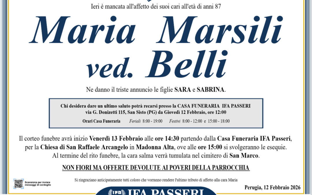 Maria Marsili ved. Belli