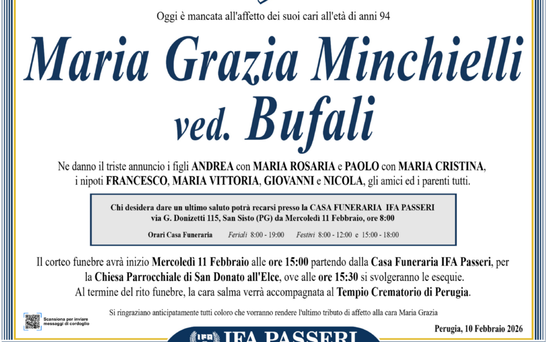 Maria Grazia Minchielli ved. Bufali