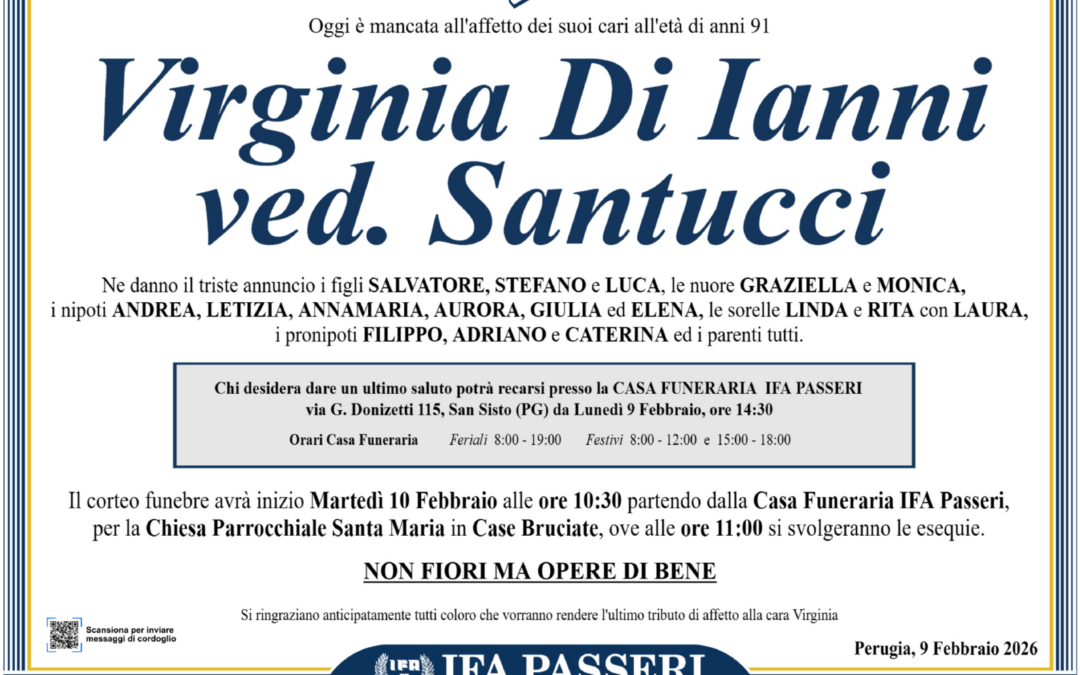 Virginia Di Ianni ved. Santucci