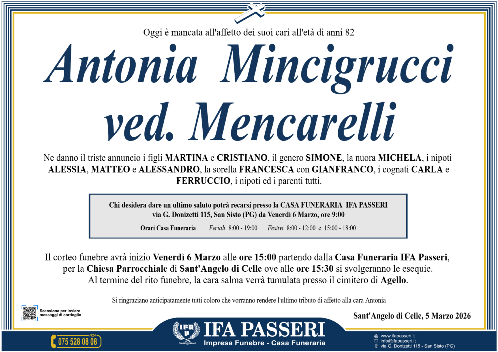 Antonia Mincigrucci ved. Mencarelli