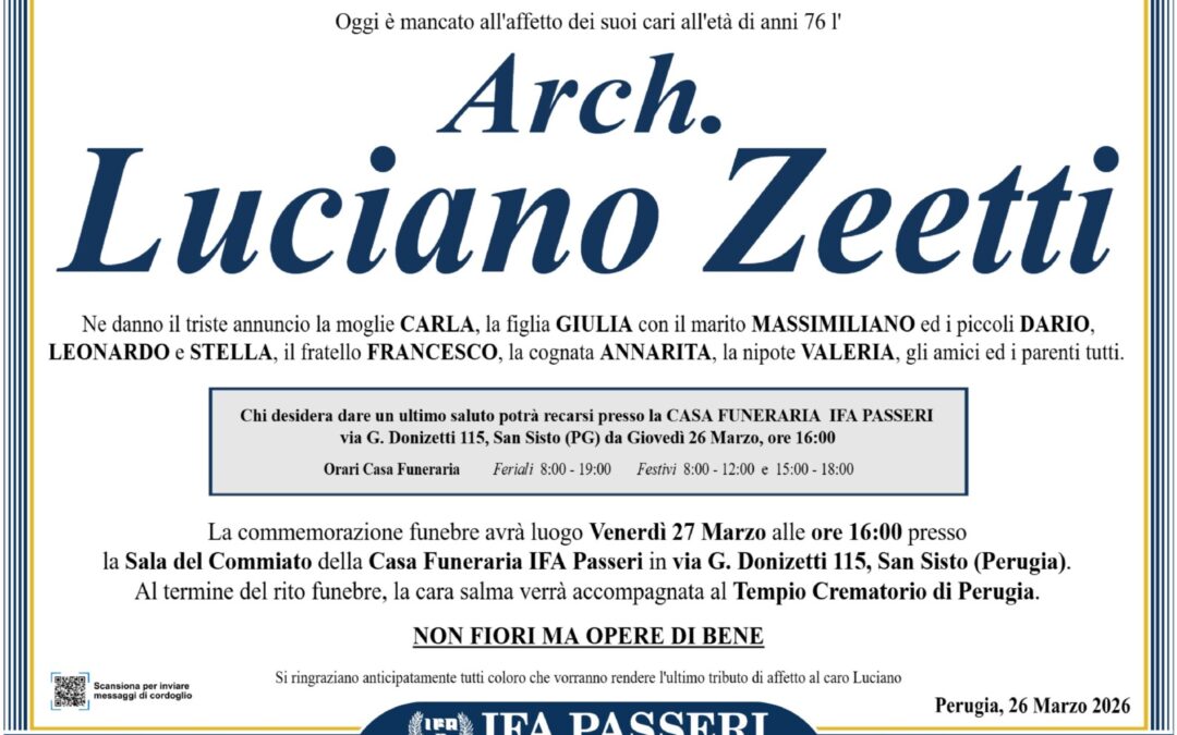 Arch. Luciano Zeetti