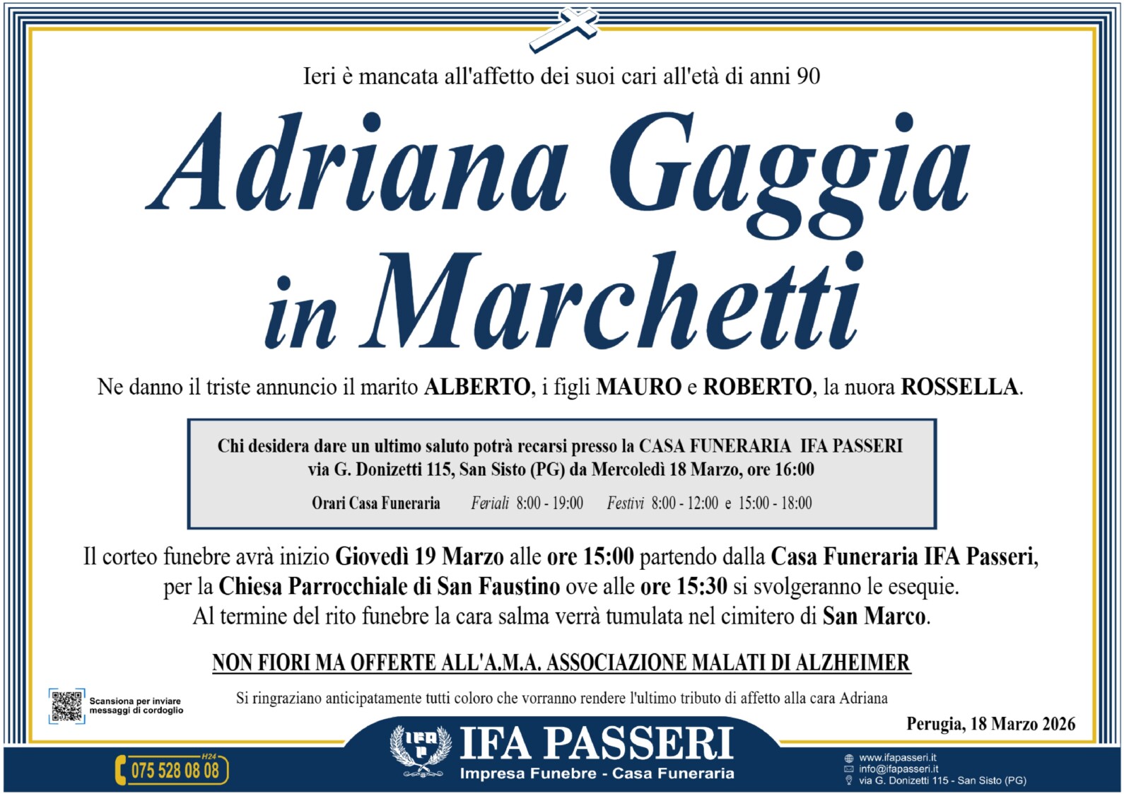 Adriana Gaggia in Marchetti