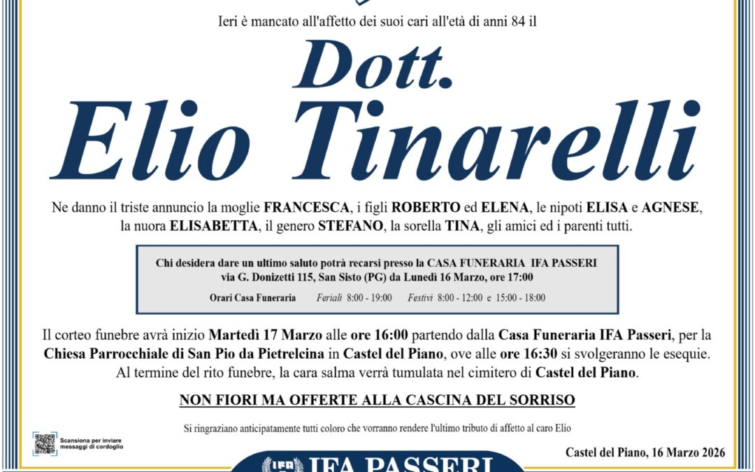 Dott. Elio Tinarelli