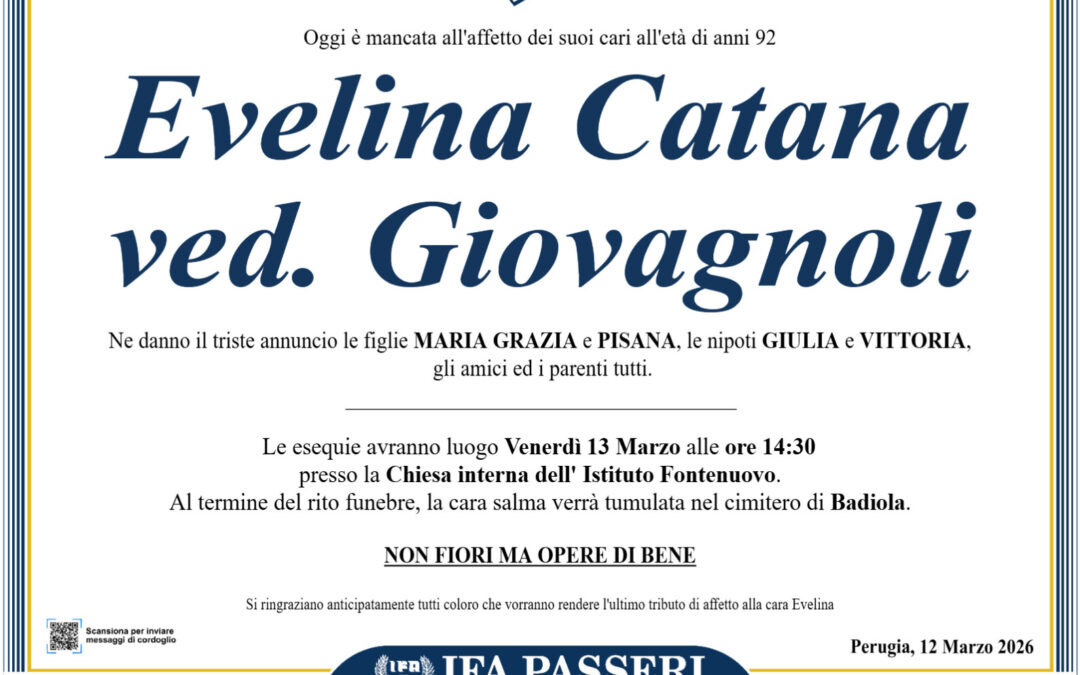 Evelina Catana ved. Giovagnoli
