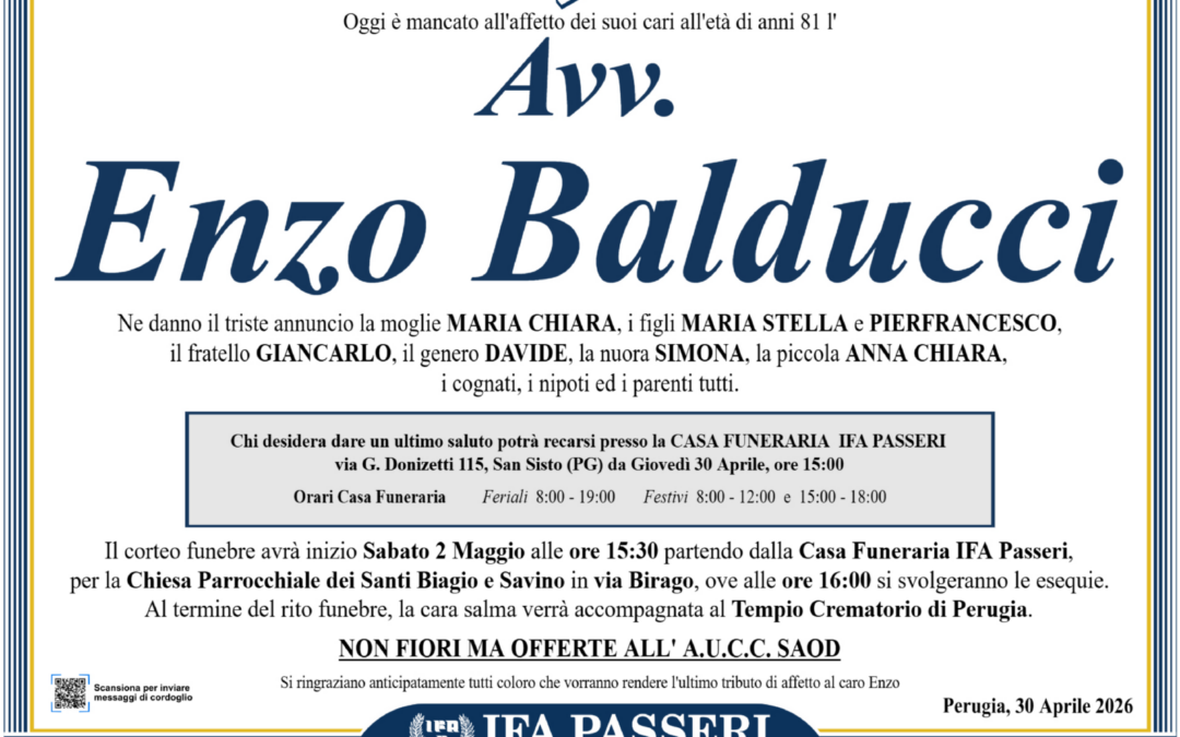 Avv. Enzo Balducci