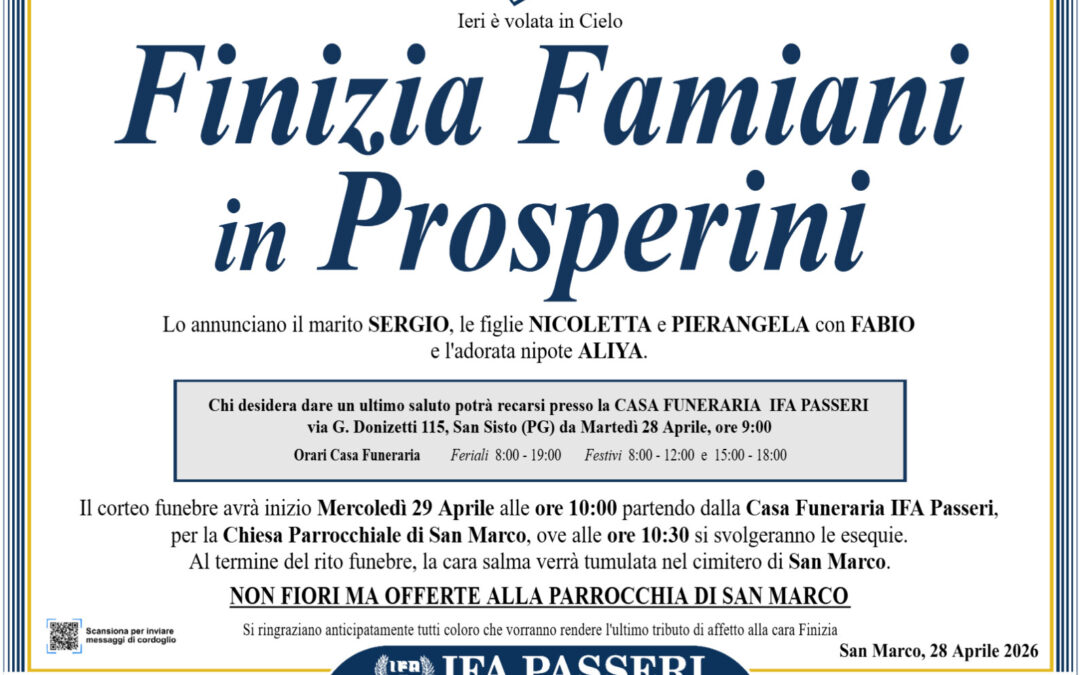 Finizia Famiani in Prosperini