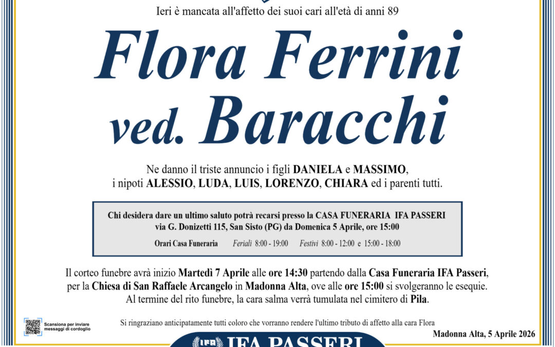 Flora Ferrini ved. Baracchi