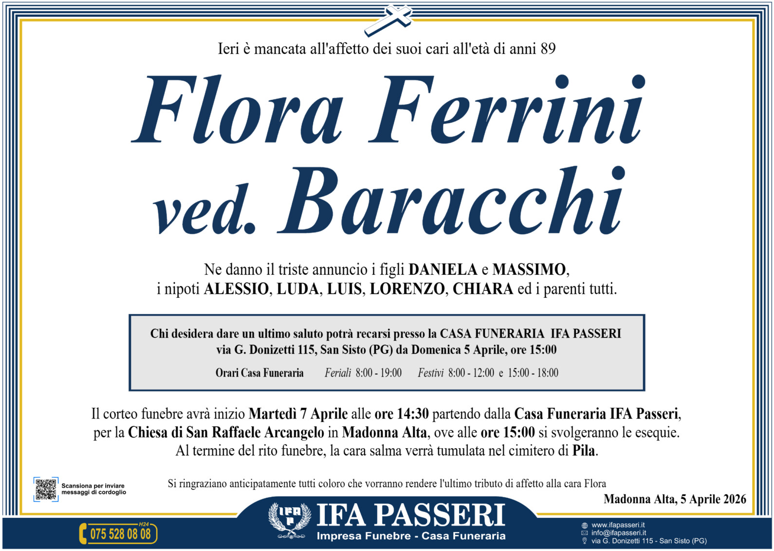 Flora Ferrini ved. Baracchi