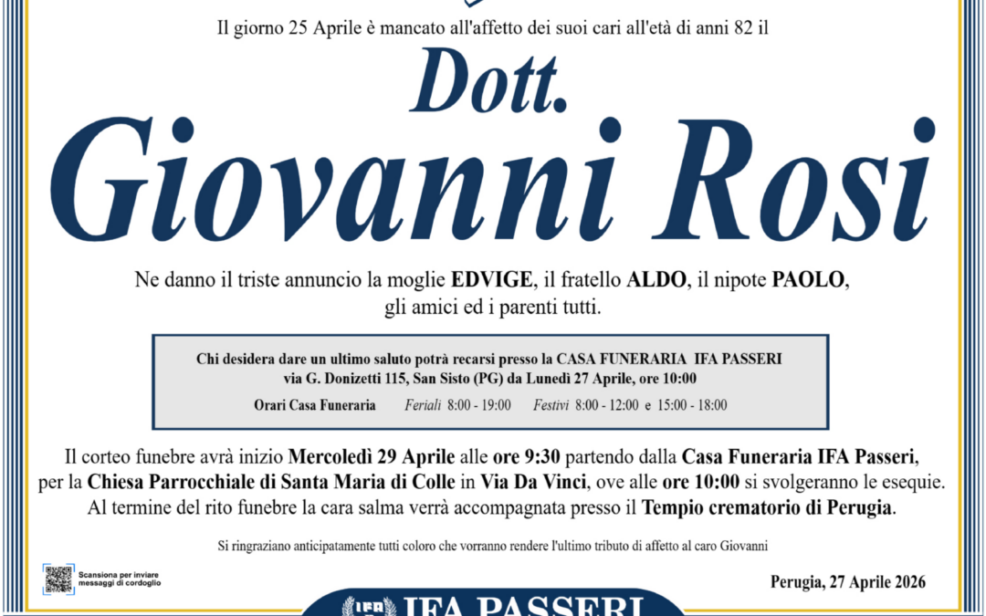 Dott. Giovanni Rosi