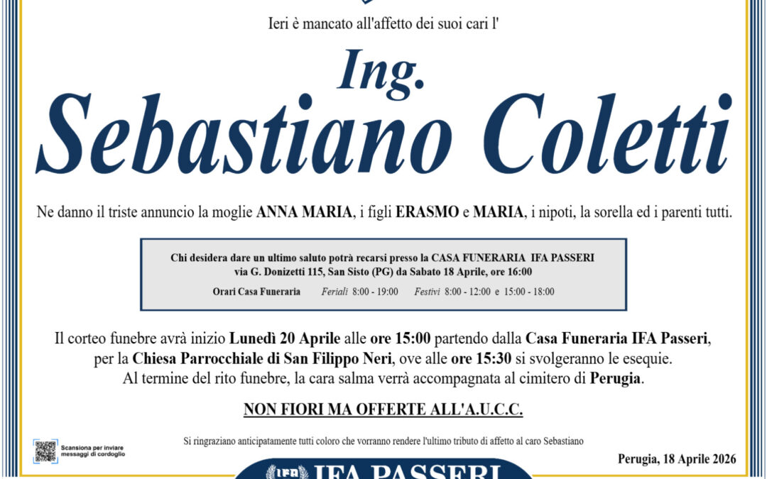 Ing. Sebastiano Coletti