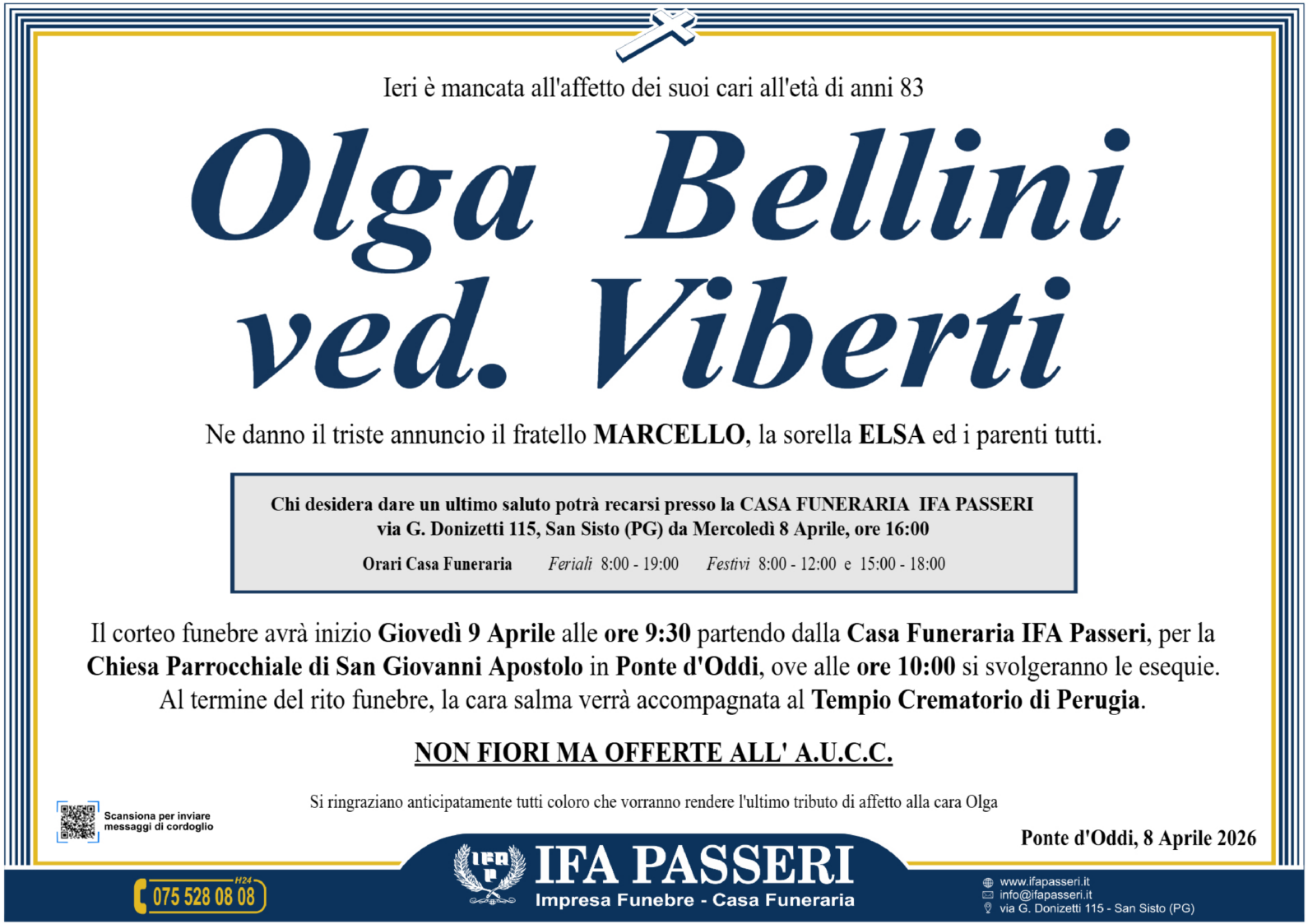 Olga Bellini ved. Viberti