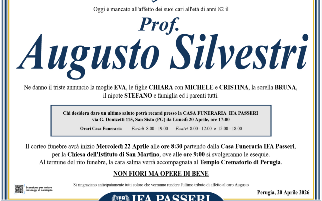 Prof. Augusto Silvestri