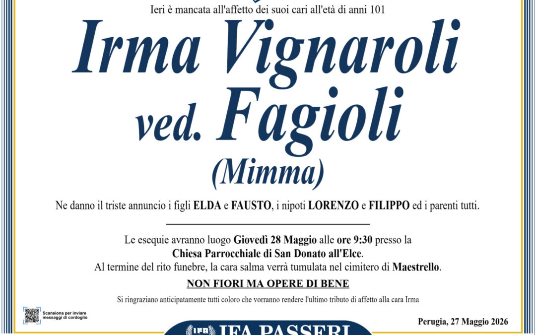 Irma Vignaroli ved. Fagioli (Mimma)