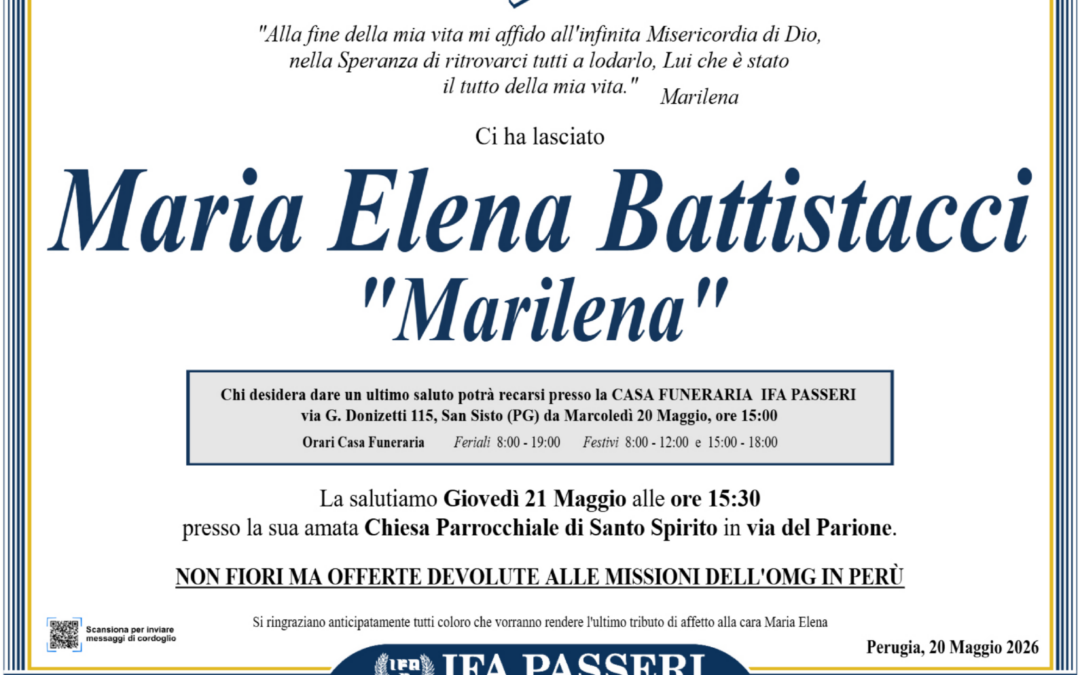 Maria Elena Battistacci “Marilena”