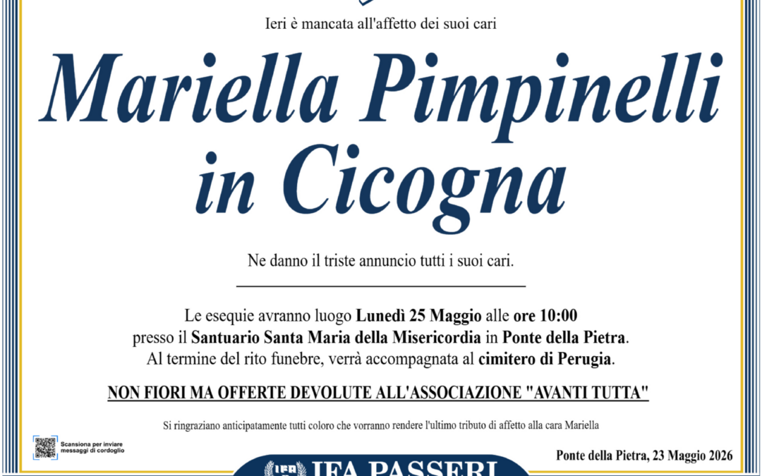 Mariella Pimpinelli ved. Cicogna