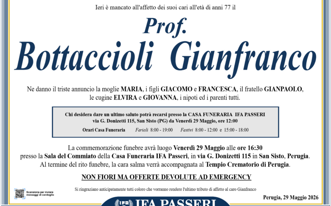 Prof. Bottaccioli Gianfranco