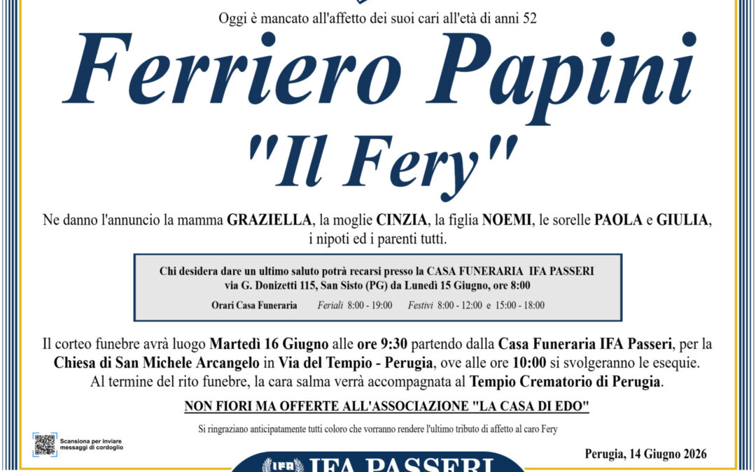 Ferriero Papini “Il Fery”