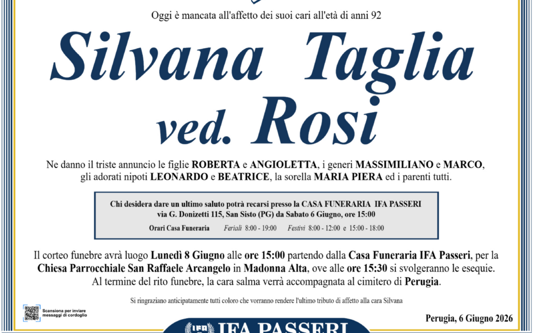 Silvana Taglia ved. Rosi