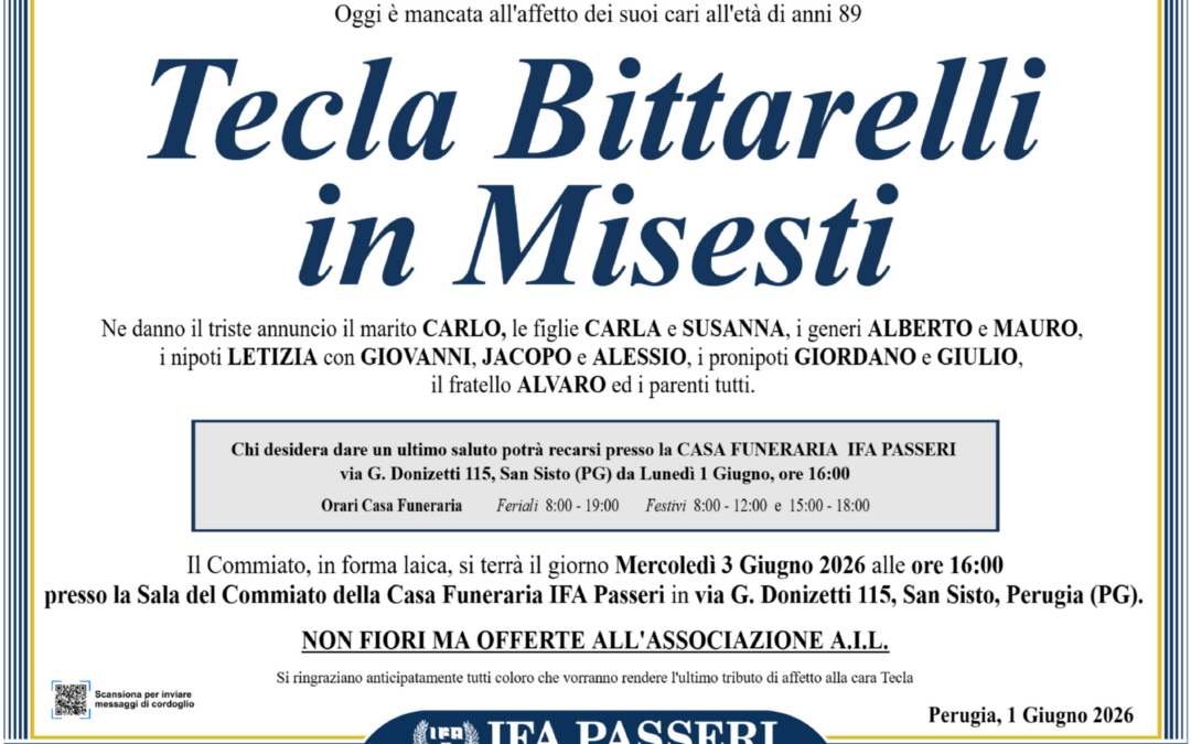 Tecla Bittarelli in Misesti