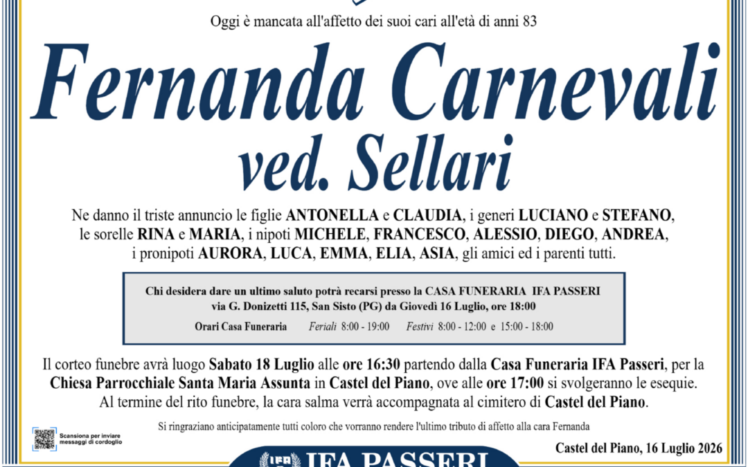 Fernanda Carnevali ved. Sellari