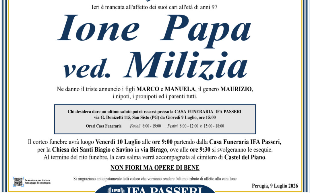Ione Papa ved. Milizia