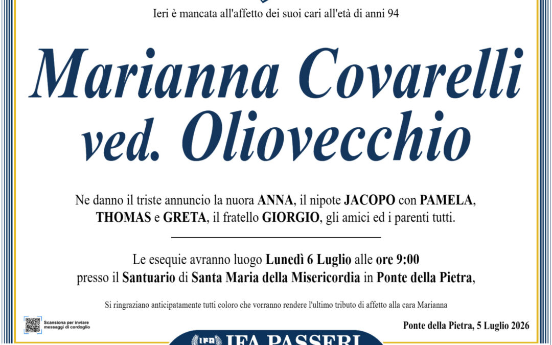 Marianna Covarelli ved. Oliovecchio
