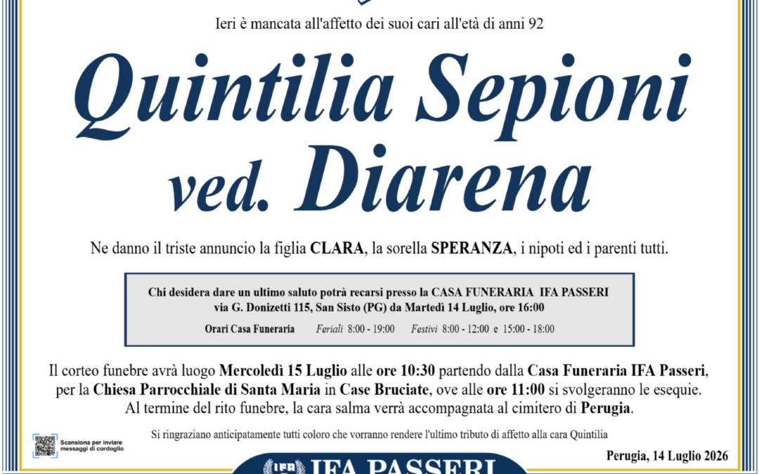 Quintilia Sepioni ved. Diarena