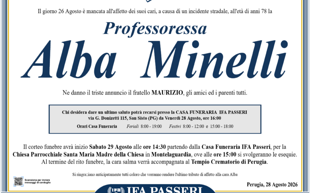 Prof.ssa Alba Minelli