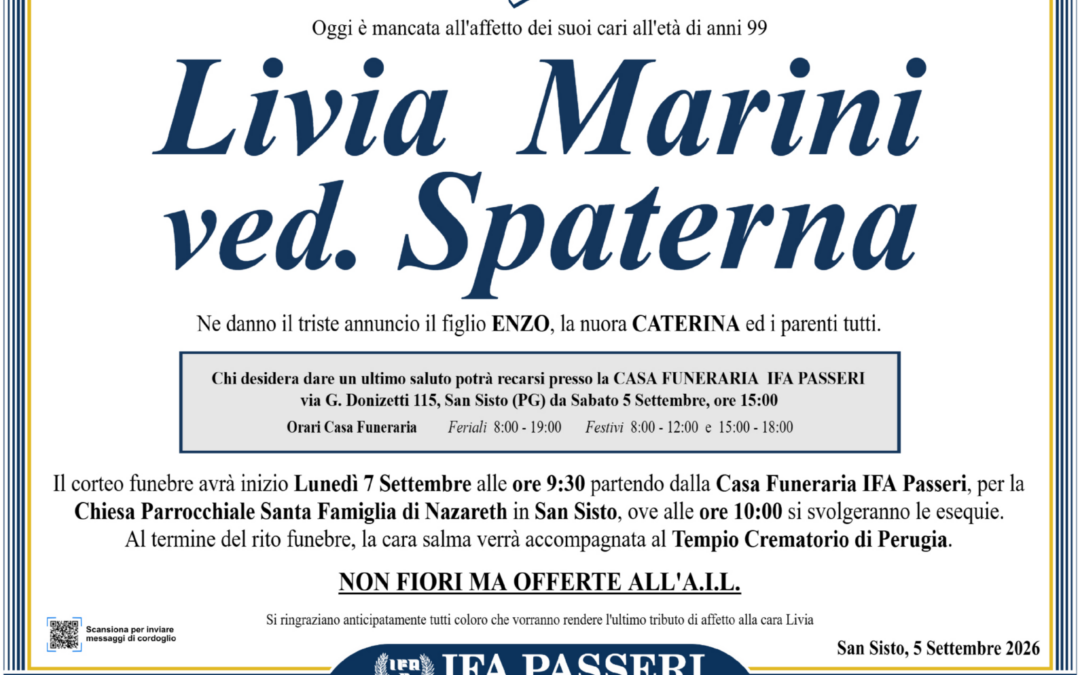 Livia Marini ved. Spaterna